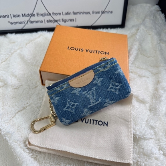 Louis Vuitton Monogram Denim Key Pouch - Picture 3 of 7